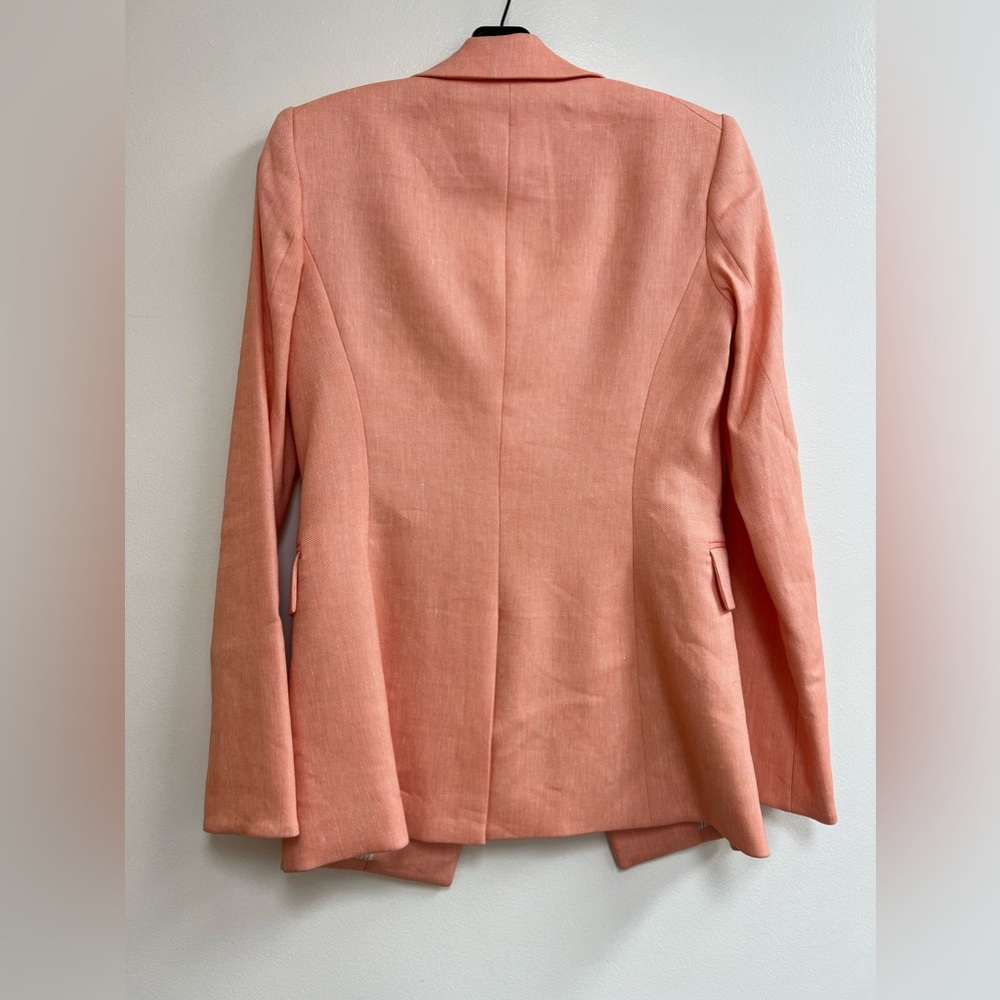 Veronica Beard Gaya Dickey Jacket in Coral Pink - Picture 2 of 8